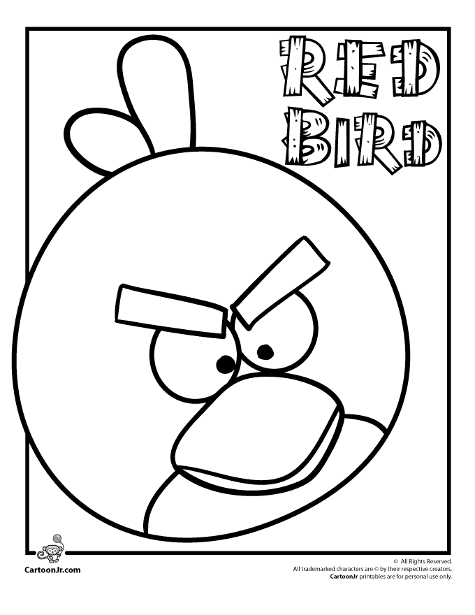 Angry Birds Printable Template | angry bird crafts
