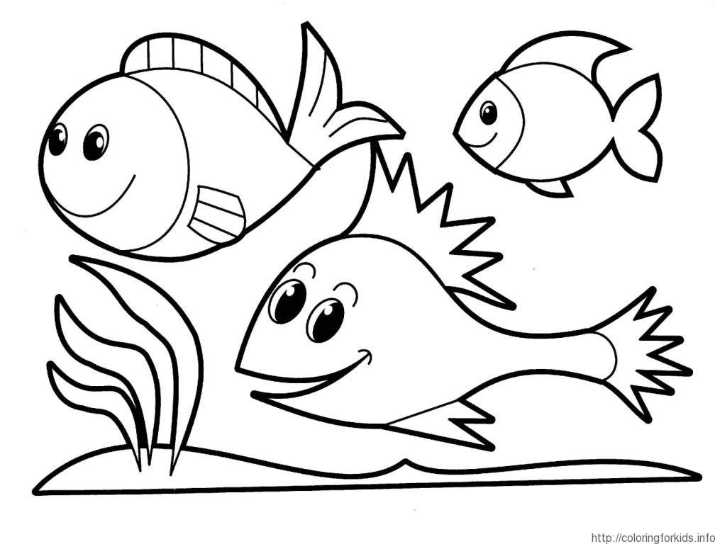 Fish Coloring Page - Dabbles & Babbles