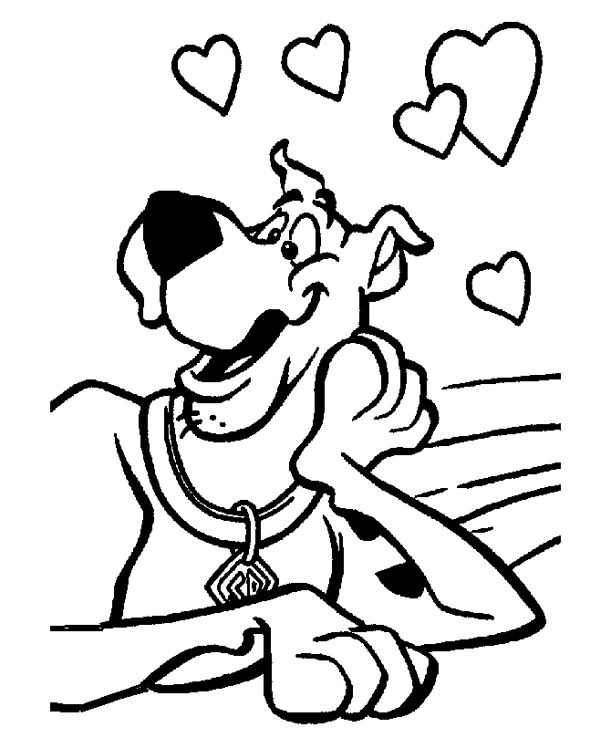 Printable Cartoon Characters Coloring Pages