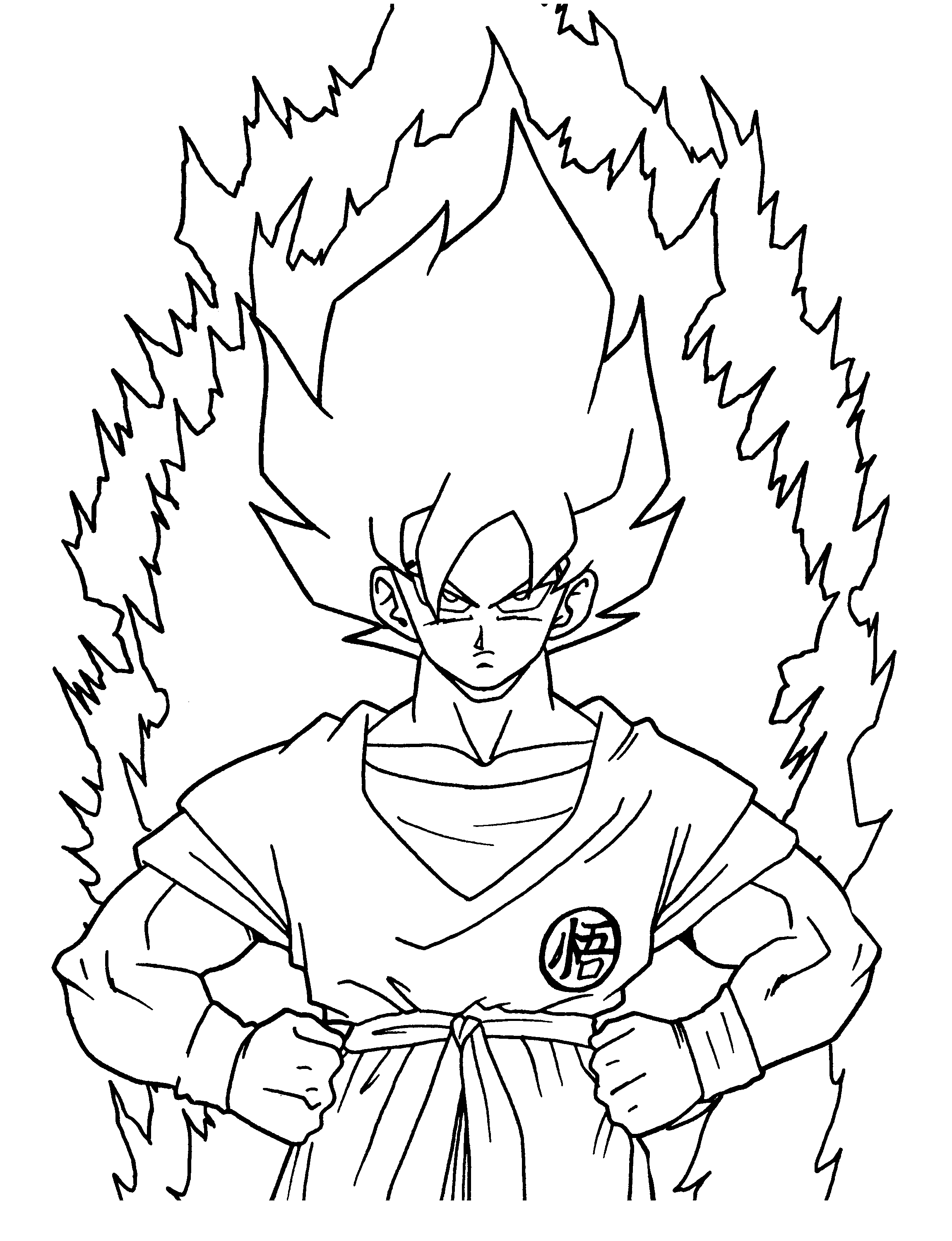 Dragon Ball Z Majin Buu Coloring Page - Dragon Ball Z Majin Boo Para  Colorir Transparent PNG - 644x1238 - Free Download on NicePNG