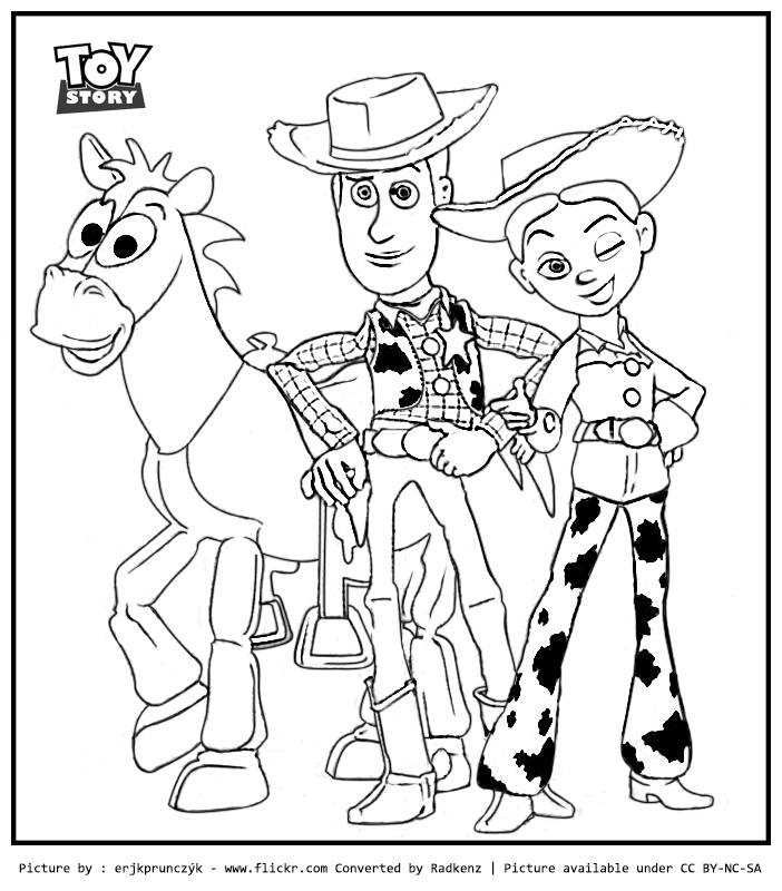 Free Jessie Toy Story Coloring Page, Download Free Jessie Toy Story ...