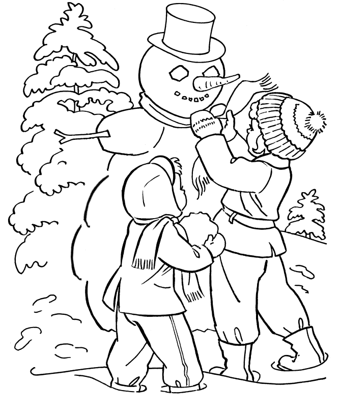 Free Winter Coloring Printables Download Free Winter Coloring