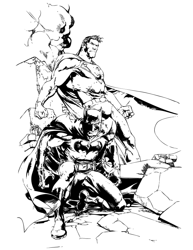 Dc Coloring Pages For Kids