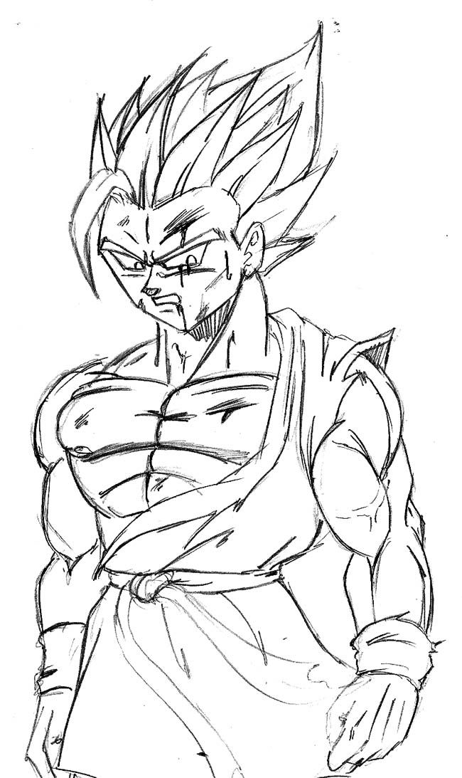 Goku sketch  Goku drawing Dragon ball art goku Sketches