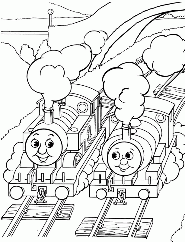 Thomas the Tank Engine Coloring Pages  