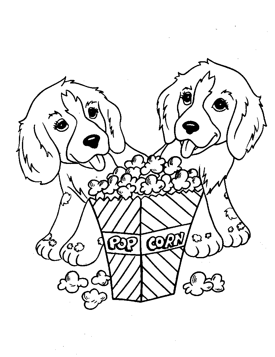 coloring pages of dogs - Clip Art Library