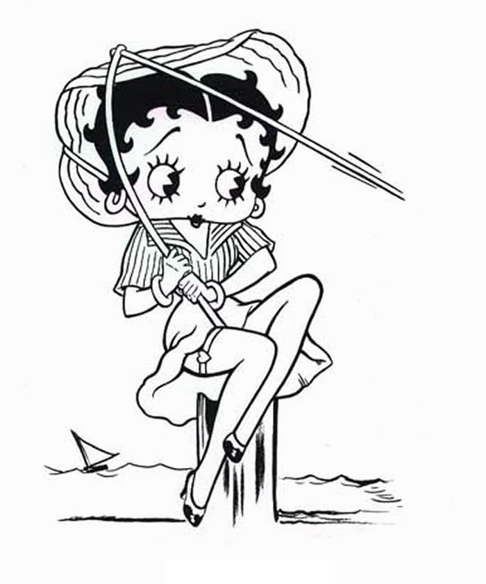 Free Printable Coloring Pages Betty Boop