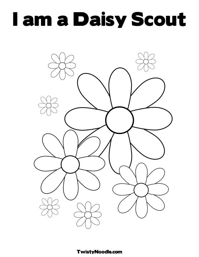 Daisy Girl Scout Coloring Pages Girl Scout Promise Gi - vrogue.co