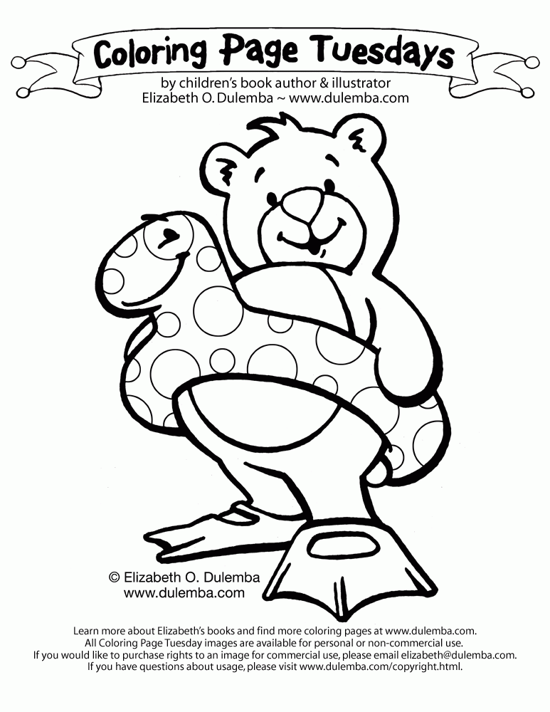 Free Swim Coloring Pages, Download Free Swim Coloring Pages png images ...