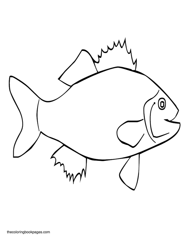 Fish| Coloring Pages for Kids | Free Printable Coloring Pages