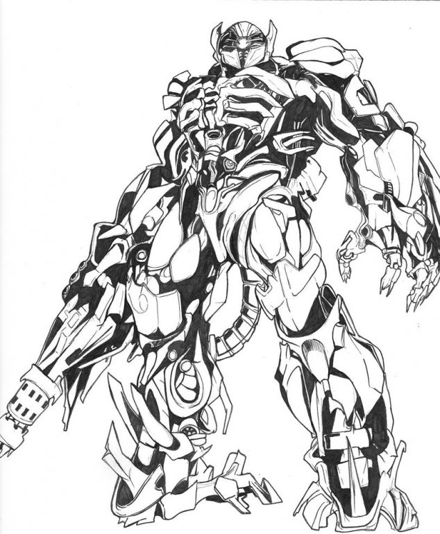 transformer 3 coloring pages