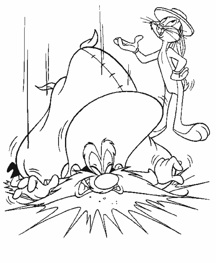 Coloring Page - Bugs bunny coloring Page