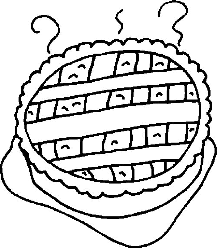 Cake And Candy - Food Coloring Pages : 