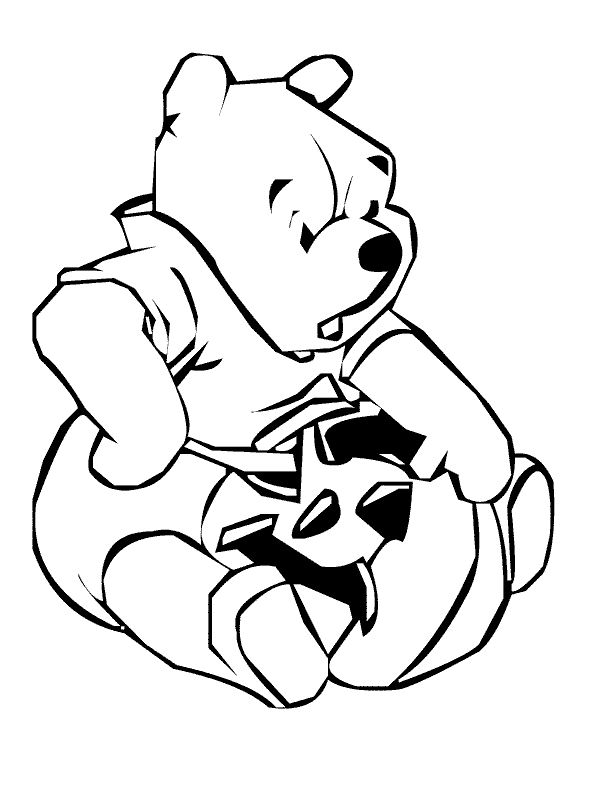 Pooh Halloween Coloring Pages  Disney Coloring Pages