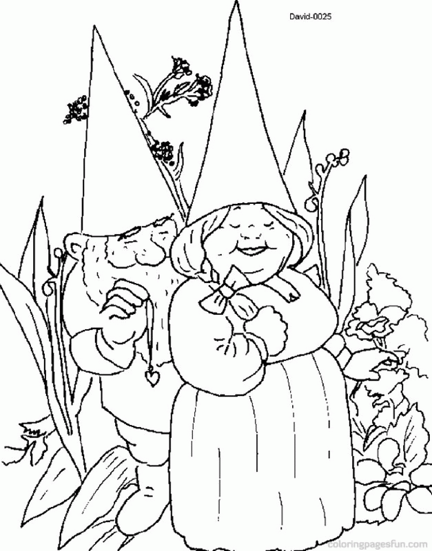 David the Gnome | Free Printable Coloring Pages 