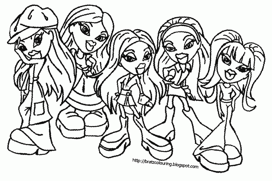 Bratz Coloring Pages Free - Colaboratory