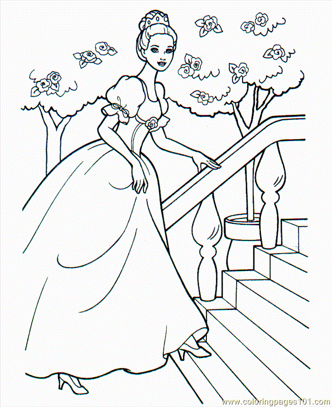 Free Barbie Coloring Pages To Print