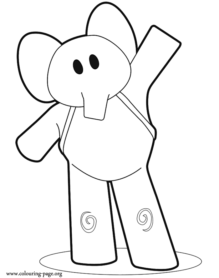 Desenhos Para Colorir Pocoyo - 567x794 PNG Download - PNGkit