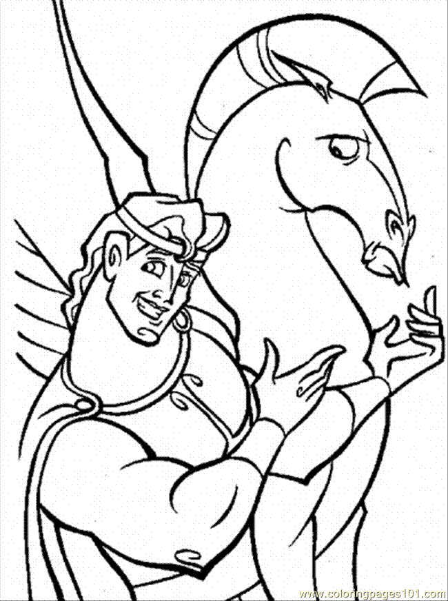 Pegasus Pictures To Color
