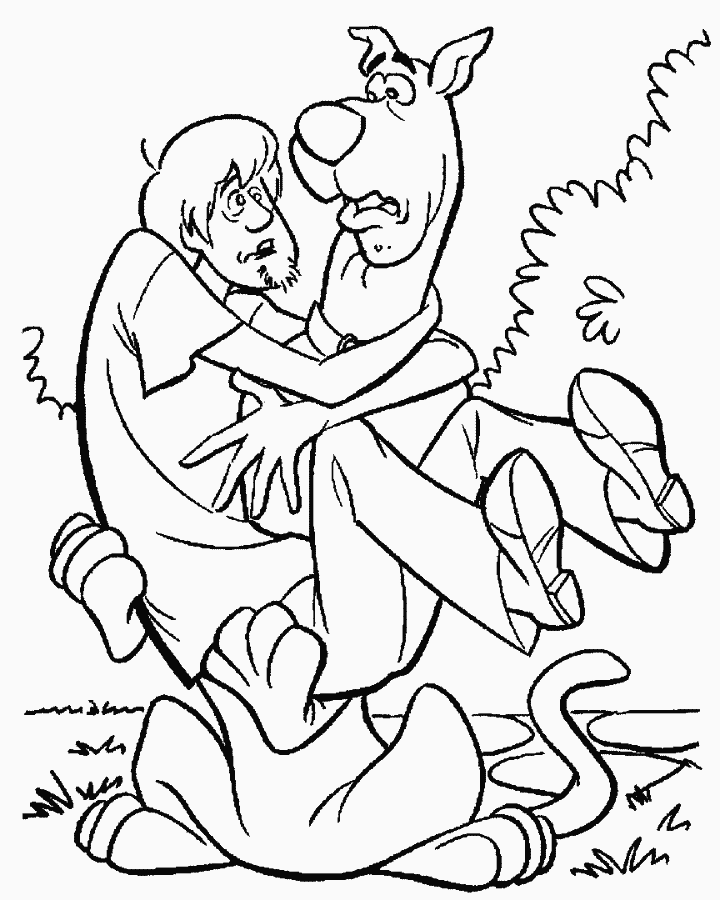 Cartoon Character Coloring Pages