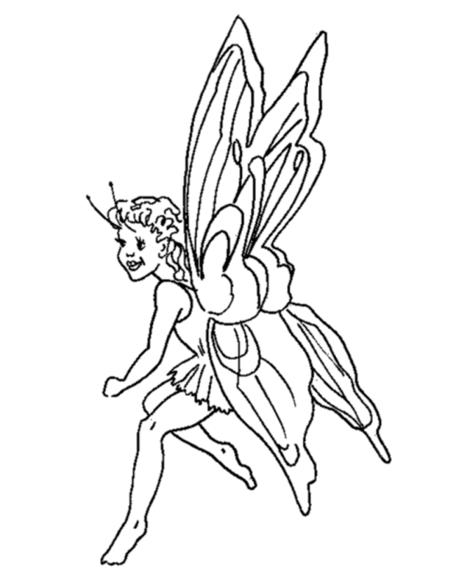 Free Fairies To Color, Download Free Fairies To Color png images, Free ...