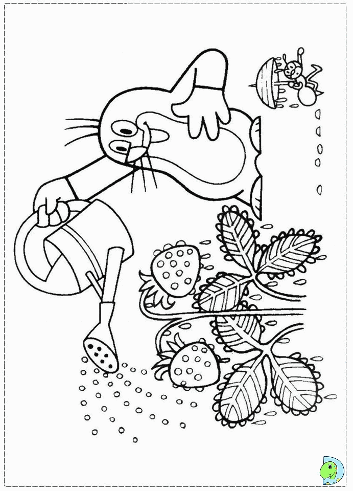 monty mole coloring page - Clip Art Library