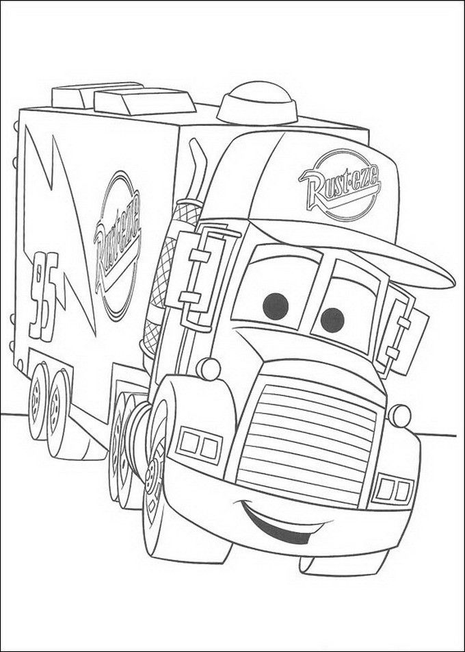 Carros 3  Cars coloring pages, Truck coloring pages, Disney