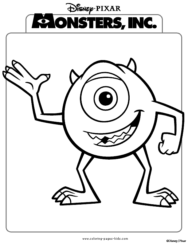 Disney World Coloring Pages Free