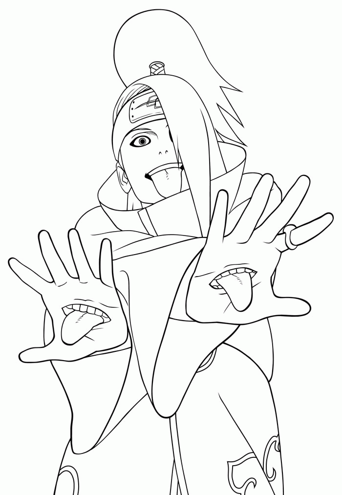 Akatsuki Coloring Pages - Free Printable Coloring Pages for Kids