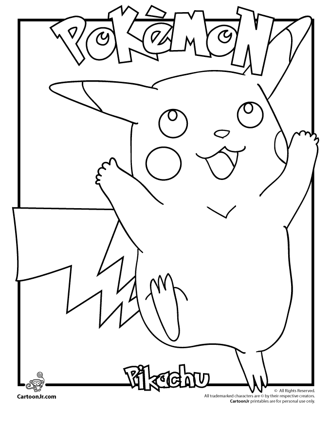 Free Pikachu Coloring Pictures, Download Free Pikachu Coloring Pictures ...