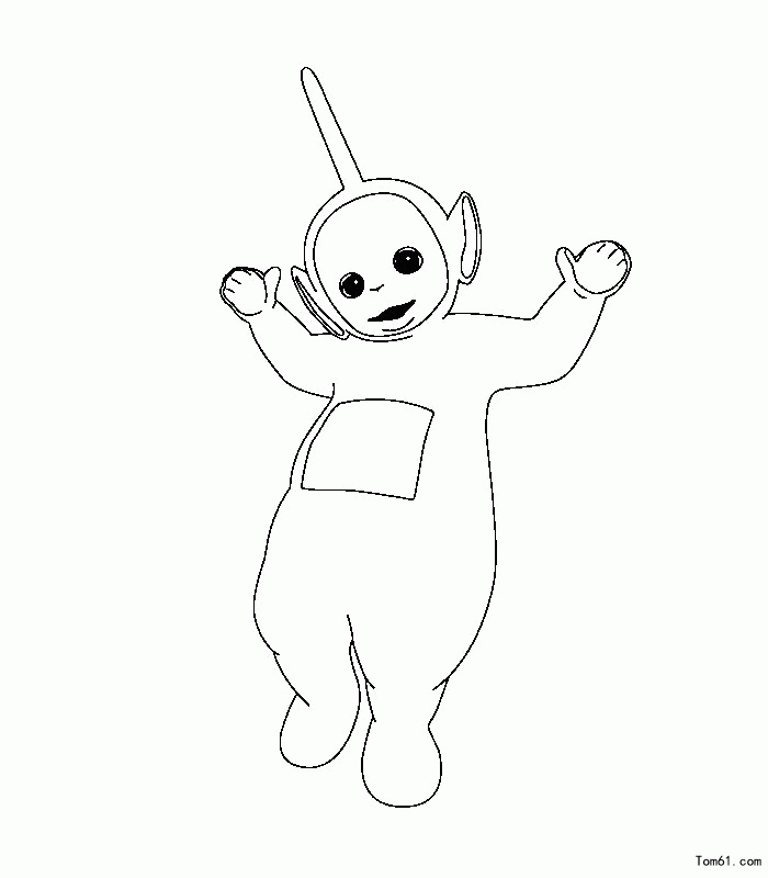 How to draw Teletubbies - Stick figure-Childrens paintings