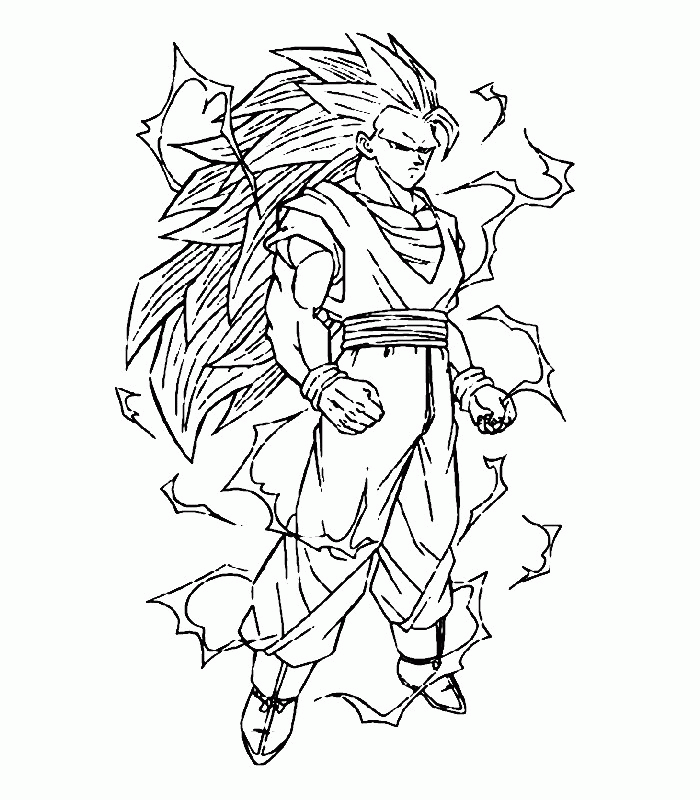 Dragonball Z| Coloring Pages for Kids- Printable Coloring Sheets