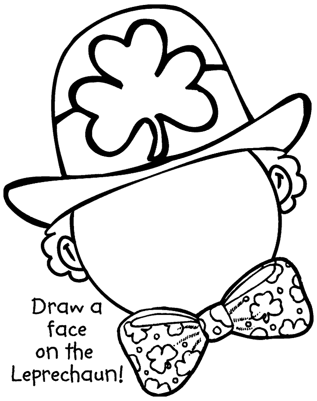 Leprechaun Color Pages