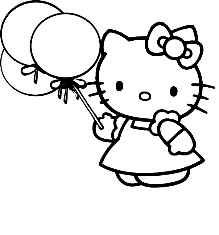 Hello Kitty Coloring Pages Wallpaper |Clipart Library