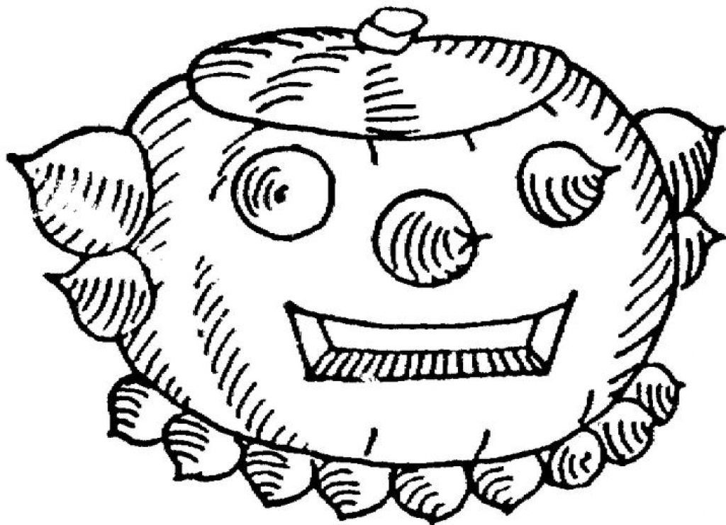 Halloween Pumpkin Coloring Pages - Free Coloring Page