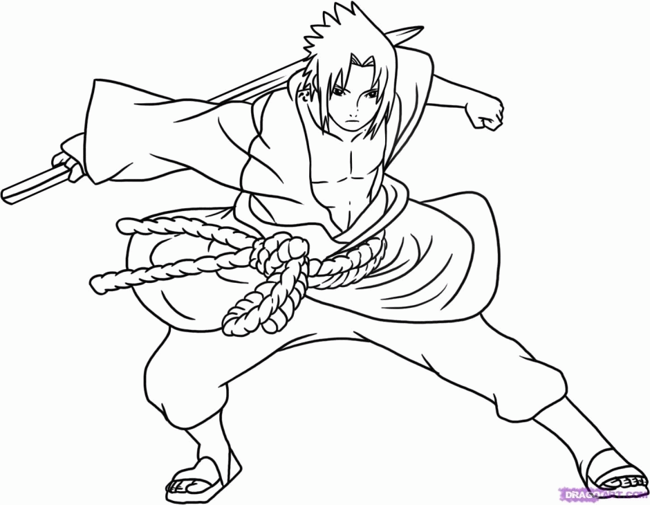 Emotions of Naruto - coloring book - Razukraski.com