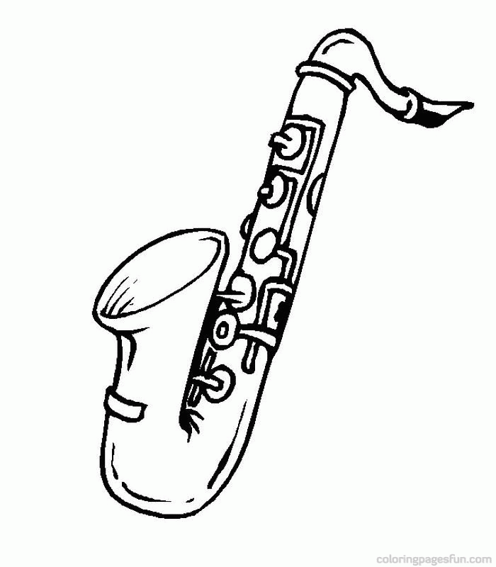 Coloring Pages Of Instruments | Free Printable Coloring Pages