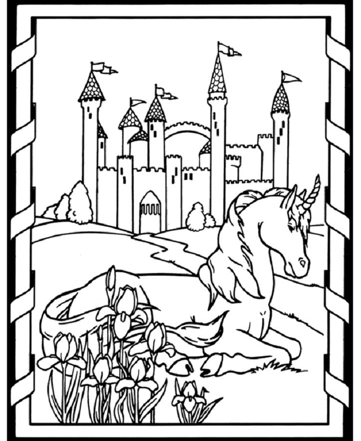 midevil coloring pages
