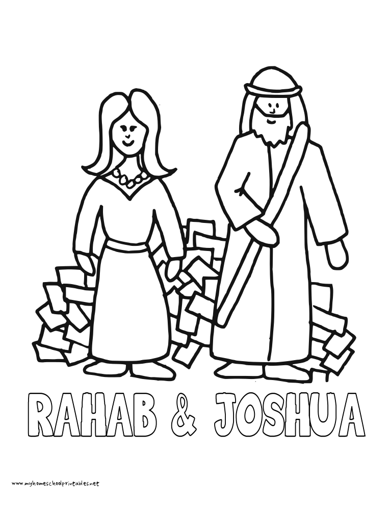 Rahab Coloring Page