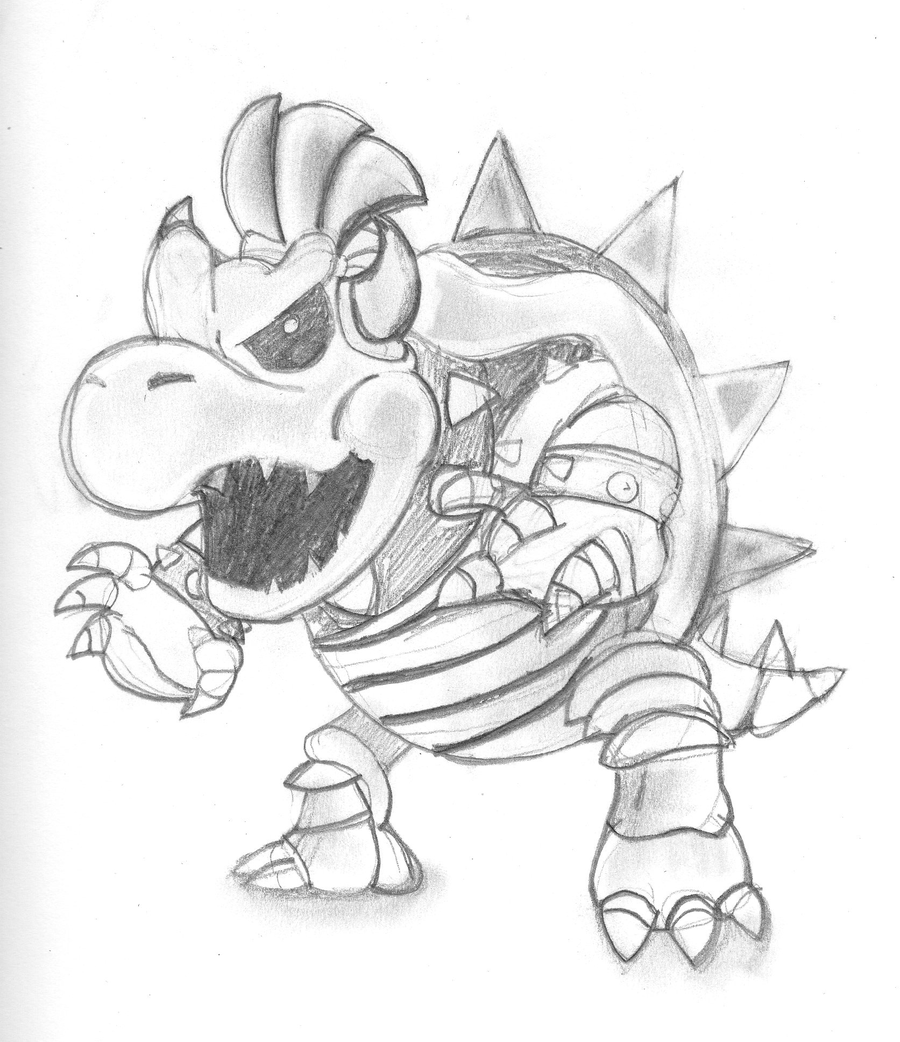 Free Coloring Page Of Bowser Junior Download Free Clip Art Free Clip Art On Clipart Library