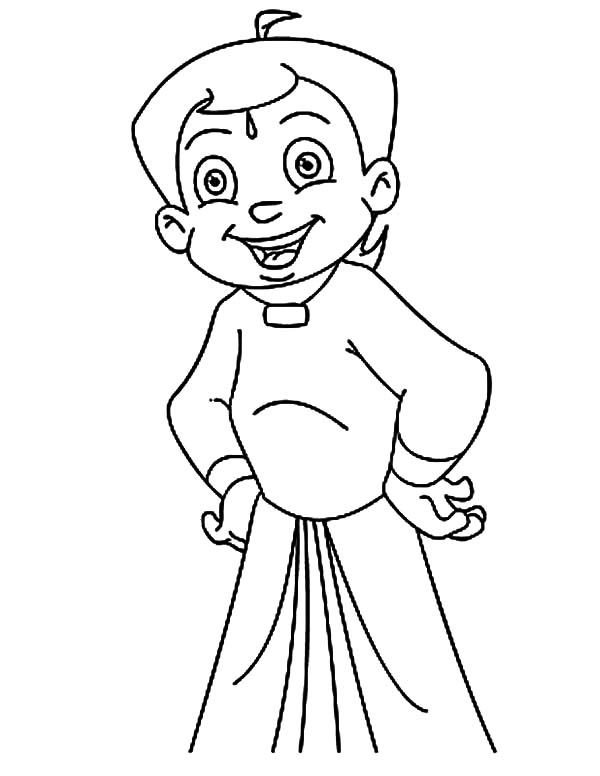 Chhota Bheem Drawing Easy ♥️,छोटा भीम Drawing, Coloring for Kids and  Toddlers | How to Draw #drawing - YouTube