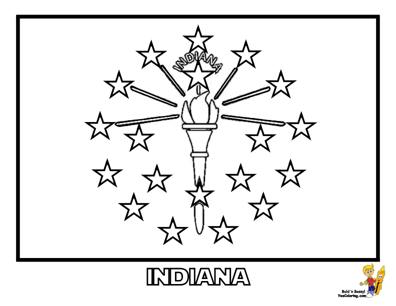 Kansas State Coloring Pages