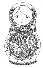 russia christmas coloring pages