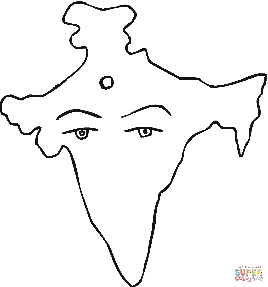 Stylized Simple Outline Map Of India Icon Blue Sketch Map Of India Vector  Illustration Stock Illustration - Download Image Now - iStock