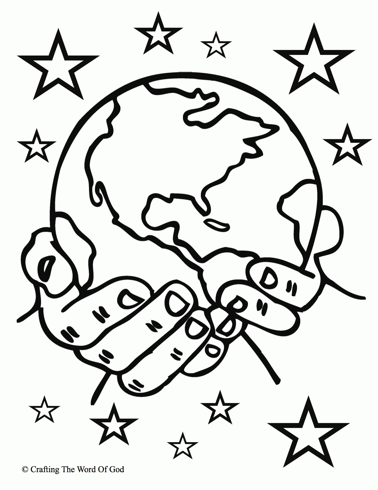 God Is Light Coloring Page Coloring Pages