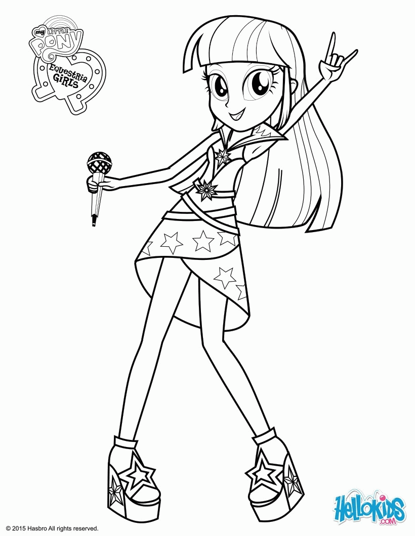 twilight sparkle my little pony equestria girls coloring pages - Clip Art  Library