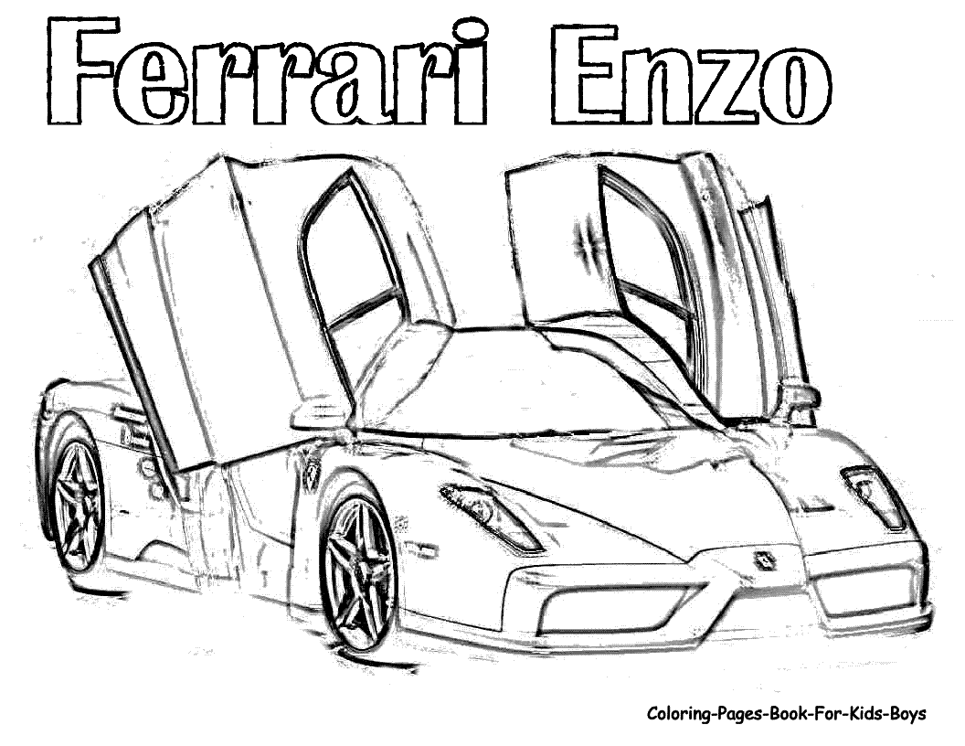 Free Ferrari Coloring Pages, Download Free Ferrari Coloring Pages png ...