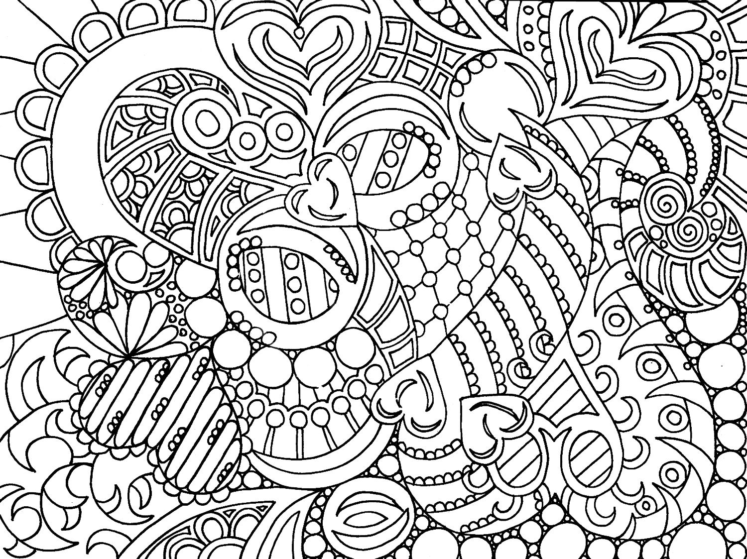 Amazing of Simple | Coloring Pages For Adults For Adult Co 