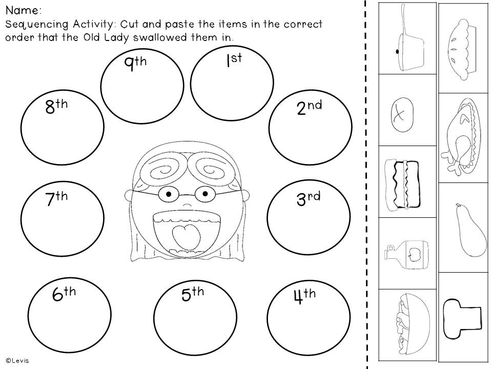 Free There Was An Old Lady Who Swallowed A Fly Coloring Page, Download ...