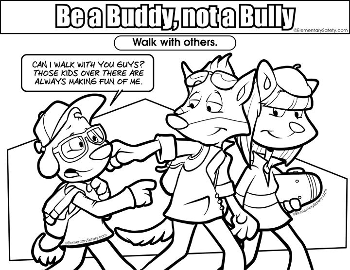 Free Anti Bullying Coloring Pages, Download Free Anti Bullying Coloring ...